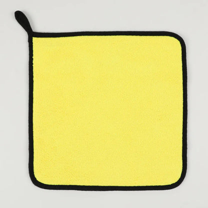 Thick Coral Fleece Car Wash Towels - Double-Sided