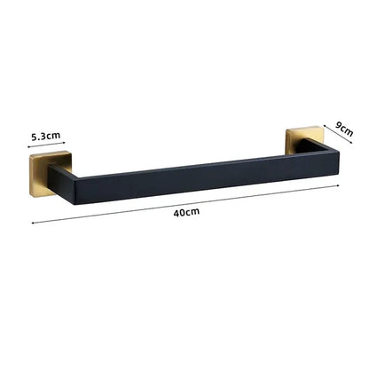 Wall-Mounted Stainless Steel Bathroom Hardware Set