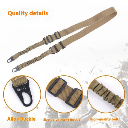 Tactical Gun Straps Double Point Strap Qd Strap Retaining Ring Multifunctional