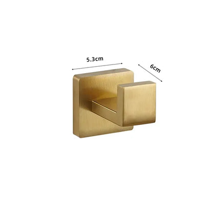 Wall-Mounted Stainless Steel Bathroom Hardware Set